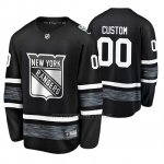 Camiseta New York Rangers Personalizada 2019 All Star Negro Camiseta New York Rangers Personalizada 2019 All Star Negro