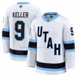 Camiseta Hockey Utah Hockey Club Clayton Keller Segunda Premium Blanco Camiseta Hockey Utah Hockey Club Clayton Keller Segunda Premium Blanco