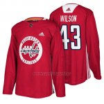 Camiseta Washington Capitals Tom Wilson New Season Practice Rojo Camiseta Washington Capitals Tom Wilson New Season Practice Rojo