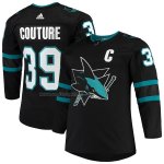 Camiseta Hockey San Jose Sharks Logan Couture Alterno Autentico Negro Camiseta Hockey San Jose Sharks Logan Couture Alterno Autentico Negro