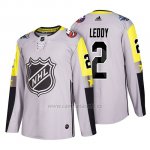 Camiseta New York Islanders Nick Leddy Gray 2018 All Star Camiseta New York Islanders Nick Leddy Gray 2018 All Star