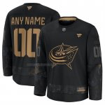 Camiseta Hockey Columbus Blue Jackets 2024 Military Appreciation Personalizada Negro Camiseta Hockey Columbus Blue Jackets 2024 Military Appreciation Personalizada Negro
