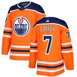 Camiseta Hockey Edmonton Oilers Coffey Royal Primera Autentico Naranja Camiseta Hockey Edmonton Oilers Coffey Royal Primera Autentico Naranja