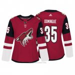 Camiseta Hockey Mujer Arizona Coyotes 35 Louis Domingue Rojo Autentico Jugador Camiseta Hockey Mujer Arizona Coyotes 35 Louis Domingue Rojo Autentico Jugador