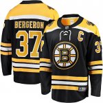 Camiseta Hockey Boston Bruins Patrice Bergeron Primera Breakaway Negro Camiseta Hockey Boston Bruins Patrice Bergeron Primera Breakaway Negro
