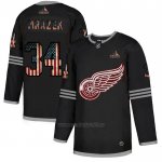 Camiseta Hockey Detroit Red Wings Petr Mrazek 2020 USA Flag Negro Camiseta Hockey Detroit Red Wings Petr Mrazek 2020 USA Flag Negro