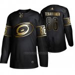 Camiseta Carolina Hurricanes Teuvo Teravainen Golden Edition Autentico Negro Camiseta Carolina Hurricanes Teuvo Teravainen Golden Edition Autentico Negro
