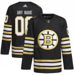 Camiseta Hockey Boston Bruins 100th Anniversary Primegreen Autentico Personalizada Negro Camiseta Hockey Boston Bruins 100th Anniversary Primegreen Autentico Personalizada Negro