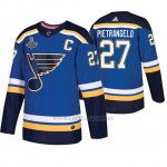 Camiseta Hockey St. Louis Blues Alex Pietrangelo 2019 Stanley Cup Campeones Autentico Jugador Azul Camiseta Hockey St. Louis Blues Alex Pietrangelo 2019 Stanley Cup Campeones Autentico Jugador Azul