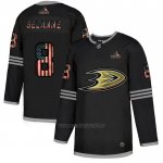 Camiseta Hockey Anaheim Ducks Teemu Selanne 2020 USA Flag Negro Camiseta Hockey Anaheim Ducks Teemu Selanne 2020 USA Flag Negro