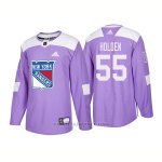 Camiseta Hockey Hombre Autentico New York Rangers 55 Nick Holden Hockey Fights Cancer 2018 Violeta Camiseta Hockey Hombre Autentico New York Rangers 55 Nick Holden Hockey Fights Cancer 2018 Violeta