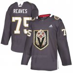 Camiseta Vegas Golden Knights Ryan Reaves Dia De Los Muertos Gris Camiseta Vegas Golden Knights Ryan Reaves Dia De Los Muertos Gris