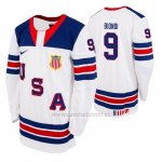 Camiseta Hockey USA Blake Biondi 2019 Hlinka Gretzky Cup Blanco Camiseta Hockey USA Blake Biondi 2019 Hlinka Gretzky Cup Blanco