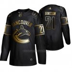 Camiseta Vancouver Canucks Loui Eriksson Golden Edition Autentico Negro Camiseta Vancouver Canucks Loui Eriksson Golden Edition Autentico Negro