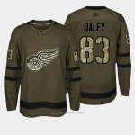 Camiseta Hockey Hombre Detroit Red Wings 83 Trevor Daley Verde Salute To Service Camiseta Hockey Hombre Detroit Red Wings 83 Trevor Daley Verde Salute To Service