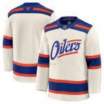 Camiseta Hockey Edmonton Oilers Alterno Premium Crema Camiseta Hockey Edmonton Oilers Alterno Premium Crema
