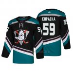 Camiseta Anaheim Ducks Jack Kopacka Alternato 25th Aniversario Adidas Autentico Negro Camiseta Anaheim Ducks Jack Kopacka Alternato 25th Aniversario Adidas Autentico Negro