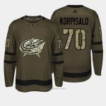 Camiseta Hockey Hombre Columbus Blue Jackets 70 Joonas Korpisalo Verde Salute To Service Camiseta Hockey Hombre Columbus Blue Jackets 70 Joonas Korpisalo Verde Salute To Service