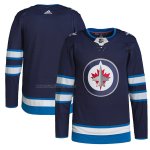 Camiseta Hockey Winnipeg Jets Primera Autentico Pro Azul Camiseta Hockey Winnipeg Jets Primera Autentico Pro Azul