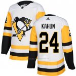 Camiseta Hockey Pittsburgh Penguins 24 Dominik Kahun Road Autentico Blanco Camiseta Hockey Pittsburgh Penguins 24 Dominik Kahun Road Autentico Blanco