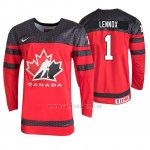 Camiseta Hockey Canada Tristan Lennox 2019 Hlinka Gretzky Cup Rojo Camiseta Hockey Canada Tristan Lennox 2019 Hlinka Gretzky Cup Rojo