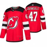 Camiseta Hockey New Jersey Devils John Quenneville Primera Autentico Rojo Camiseta Hockey New Jersey Devils John Quenneville Primera Autentico Rojo