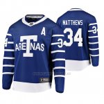 Camiseta Hockey Auston Matthews Throwback Breakaway Jugador Azul Camiseta Hockey Auston Matthews Throwback Breakaway Jugador Azul