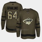 Camiseta Minnesota Wild Mikael Granlund Camo Salute To Service Camiseta Minnesota Wild Mikael Granlund Camo Salute To Service