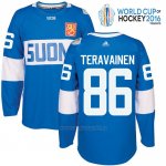 Camiseta Hockey Finlandia Teuvo Teravainen 86 Premier 2016 World Cup Azul Camiseta Hockey Finlandia Teuvo Teravainen 86 Premier 2016 World Cup Azul
