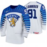 Camiseta Hockey Finlandia Juho Lammikko Home 2020 IIHF World Championship Blanco Camiseta Hockey Finlandia Juho Lammikko Home 2020 IIHF World Championship Blanco