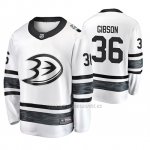 Camiseta Anaheim Ducks John Gibson 2019 All Star Blanco Camiseta Anaheim Ducks John Gibson 2019 All Star Blanco