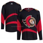 Camiseta Hockey Ottawa Senators Reverse Retro Autentico Blank Negro Camiseta Hockey Ottawa Senators Reverse Retro Autentico Blank Negro