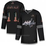 Camiseta Hockey Washington Capitals Mike Gartner 2020 USA Flag Negro Camiseta Hockey Washington Capitals Mike Gartner 2020 USA Flag Negro