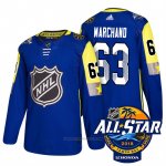 Camiseta Hockey Hombre Boston Bruins 63 Brad Marchand Azul 2018 All Star Autentico Camiseta Hockey Hombre Boston Bruins 63 Brad Marchand Azul 2018 All Star Autentico