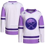 Camiseta Hockey Buffalo Sabres Fights Cancer Autentico Blank Practice Blanco Violeta Camiseta Hockey Buffalo Sabres Fights Cancer Autentico Blank Practice Blanco Violeta