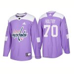 Camiseta Hockey Hombre Autentico Washington Capitals 70 Braden Holtby Hockey Fights Cancer 2018 Violeta Camiseta Hockey Hombre Autentico Washington Capitals 70 Braden Holtby Hockey Fights Cancer 2018 Violeta