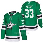 Camiseta Hockey Hombre Autentico Dallas Stars 33 Marc Methot Home 2018 Verde Camiseta Hockey Hombre Autentico Dallas Stars 33 Marc Methot Home 2018 Verde