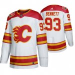 Camiseta Hockey Calgary Flames Sam Bennett 2019 Heritage Classic Autentico Blanco Camiseta Hockey Calgary Flames Sam Bennett 2019 Heritage Classic Autentico Blanco