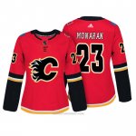 Camiseta Hockey Mujer Calgary Flames 23 Sean Monahan Rojo Autentico Jugador Camiseta Hockey Mujer Calgary Flames 23 Sean Monahan Rojo Autentico Jugador