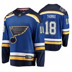 Camiseta Hockey St. Louis Blues Robert Thomas Home 2020 All Star Patch Azul Camiseta Hockey St. Louis Blues Robert Thomas Home 2020 All Star Patch Azul