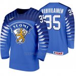 Camiseta Hockey Finlandia Veini Vehvilainen Away 2020 IIHF World Championship Azul Camiseta Hockey Finlandia Veini Vehvilainen Away 2020 IIHF World Championship Azul