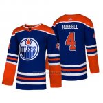 Camiseta Edmonton Oilers Kris Russell Alternato Adidas Autentico Azul Camiseta Edmonton Oilers Kris Russell Alternato Adidas Autentico Azul