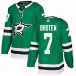 Camiseta Hockey Dallas Stars 7 Broten Primera Autentico Verde Camiseta Hockey Dallas Stars 7 Broten Primera Autentico Verde