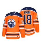 Camiseta Hockey Hombre Autentico Edmonton Oilers 18 Ryan Strome Home 2018 Naranja Camiseta Hockey Hombre Autentico Edmonton Oilers 18 Ryan Strome Home 2018 Naranja