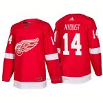 Camiseta Hockey Hombre Detroit Red Wings 14 Gustav Nyquist New Outfitted 2018 Rojo Camiseta Hockey Hombre Detroit Red Wings 14 Gustav Nyquist New Outfitted 2018 Rojo