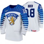 Camiseta Hockey Finlandia Joonas Oden Home 2020 IIHF World Junior Championship White Camiseta Hockey Finlandia Joonas Oden Home 2020 IIHF World Junior Championship White
