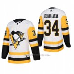 Camiseta Hockey Hombre Pittsburgh Penguins 34 Tom Kuhnhackl Away Autentico Jugador Blanco Camiseta Hockey Hombre Pittsburgh Penguins 34 Tom Kuhnhackl Away Autentico Jugador Blanco