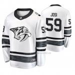 Camiseta Nashville Predators Roman Josi 2019 All Star Blanco Camiseta Nashville Predators Roman Josi 2019 All Star Blanco