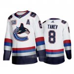 Camiseta Hockey Vancouver Canucks Christopher Tanev Throwback 2000's Night Blanco Camiseta Hockey Vancouver Canucks Christopher Tanev Throwback 2000's Night Blanco