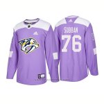 Camiseta Hockey Hombre Autentico Nashville Predators 76 P.k. Subban Hockey Fights Cancer 2018 Violeta Camiseta Hockey Hombre Autentico Nashville Predators 76 P.k. Subban Hockey Fights Cancer 2018 Violeta
